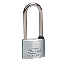 2780Mb Lucchetto Ad Arco Lungo Inox Mm 40 Chiave Piatta Cifratura Kd