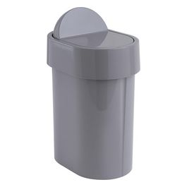 Cestino Gettacarta Poubelle Junior Grigio Resina 34x21x15 Cm