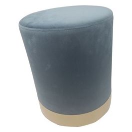 Pouf Ada in velluto 35x35x40 blu