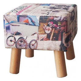 Pouf Edward Sgabello per Casa e Arredamento Elegante e Compatto per Salotto e Soggiorno Ideale per Arredare con Stile