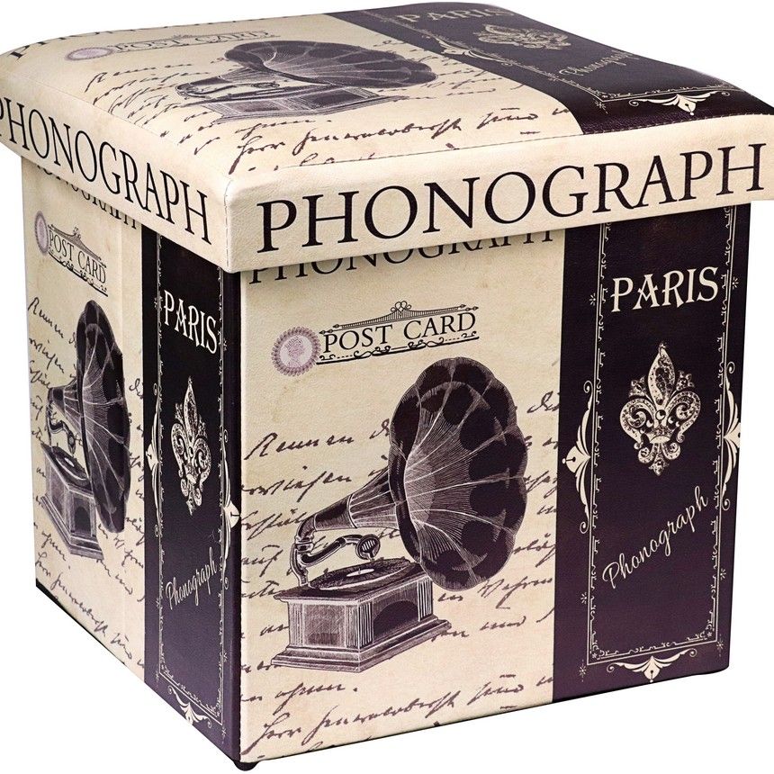 Pouf Pighevole Phonograph 36x36x36