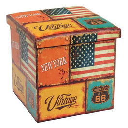 Pouf Quadro Contenitore New York