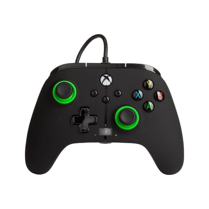 Power A Gamepad Enhanced Wired Controller Green Hint per Xbox