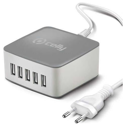 power station stazione di ricarica con 5 porte USB Max 39W 7.8Ah per smartphone e tablet