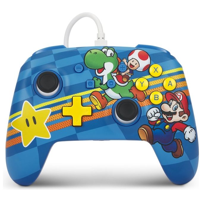 PowerA NSGP0201-01 Controller Cablato Enhanced Multicolore USB per Nintendo Switch