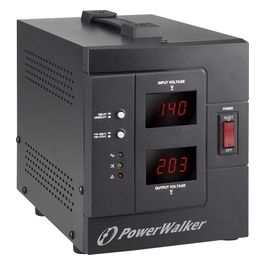 AVR 2000/SIV Regolatore di Tensione 2 Prese AC 230 V Nero