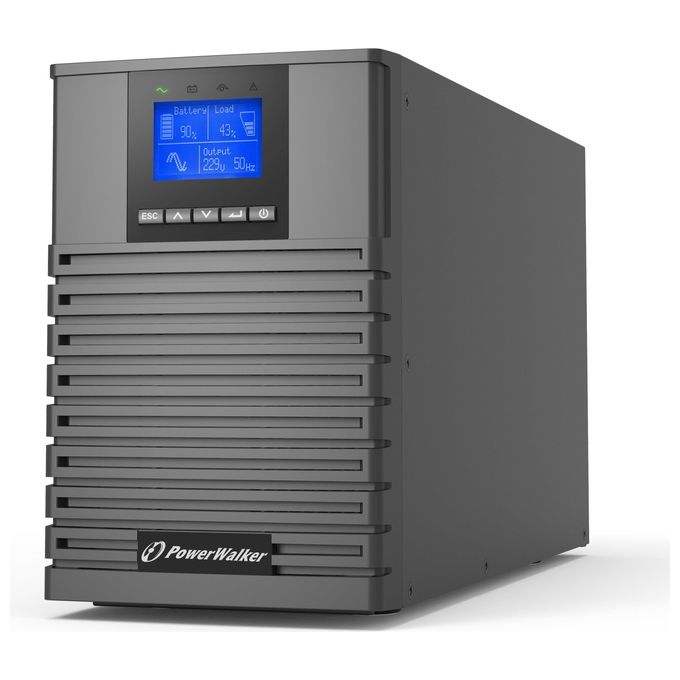PowerWalker VFI 1500 ICT IoT Gruppo di Continuita' UPS Doppia Conversione Online 1.5 kVA 1500 W 4 Prese AC