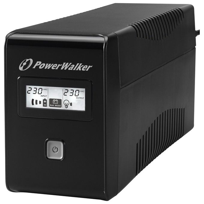 PowerWalker 10120017 VI 850 LCD Gruppo di Continuita' A Linea Interattiva 850 VA 480 W LCD USB Tipo F colore Nero