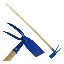 Zappa Quadrata Bidente Con Manico 