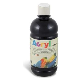 Bottiglia 500ml Tempera Acrilica Nero