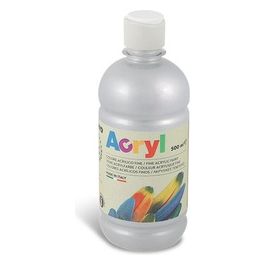 Bottiglia 500ml Tempera Acrilica Argento