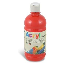 Bottiglia 500ml Tempera Acrilica Vermiglio