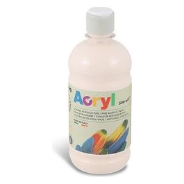Bottiglia 500ml Tempera Acrilica Rosa