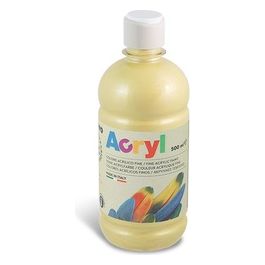 Bottiglia 500ml Tempera Acrilica Oro