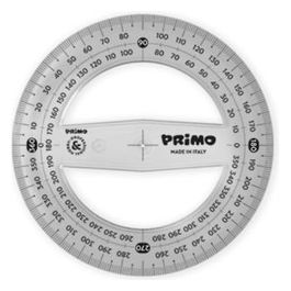 Primo Goniometro 360 Gradi 12cm