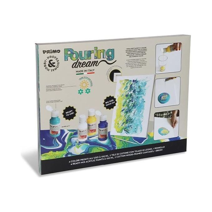 Primo Set Pouring Pronto all'Uso 4 Color