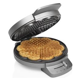 132380 Piastra per Waffle DeLuxe Termostato Regolabile Potenza 1200 Watt Diametro 20 cm