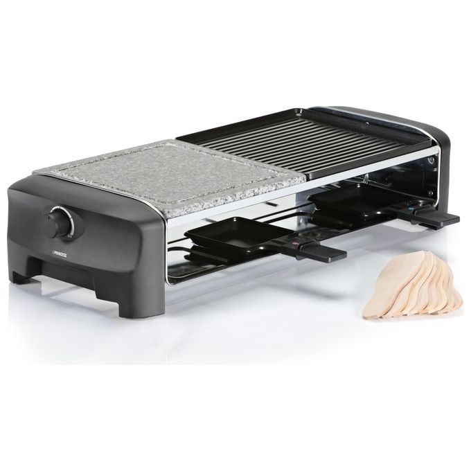 Princess 162820 Raclette 8 Stone e Grill Party