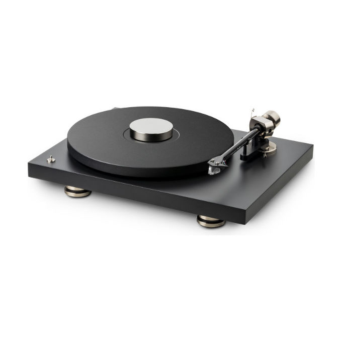 Pro-Ject, Giradischi con trasmissione a cinghia, Nero, Piatto in alluminio