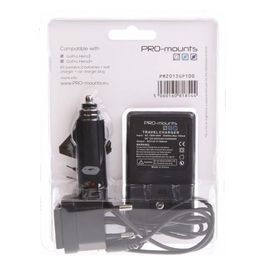 Kit Batteria Carica Batterie da Presa/Auto e 2 Batterie per GoPro Hero 4