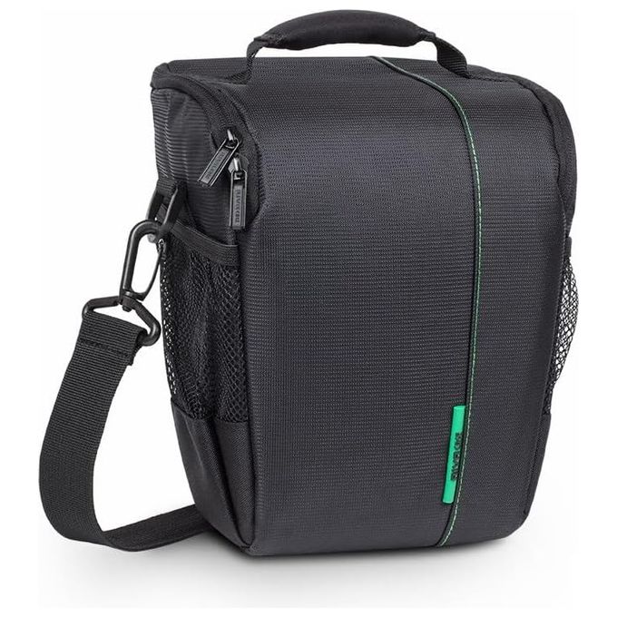 Prodotti Compatibili Borsa Reflex Dslr Nera + Obbiettivo