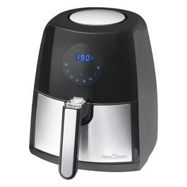 Proficook PC-FR 1147 H Friggitrice ad Aria Calda 2,5 Litri Singolo Nero/Acciaio Inossidabile Indipendente 1500W