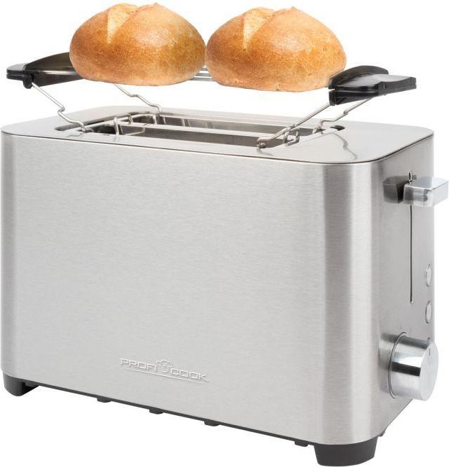 Proficook Tostapane PC-TA 1251 Con Funzione Scongelamento E Alloggiamento In Acciaio Inossidabile Per Toast E Bagel