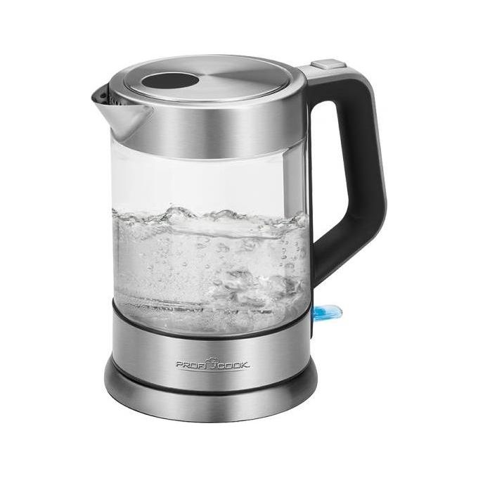 ProfiCook PC-WKS 1107 G Bollitore Elettrico 1,5 Litri Nero/Acciaio Inossidabile 2200W