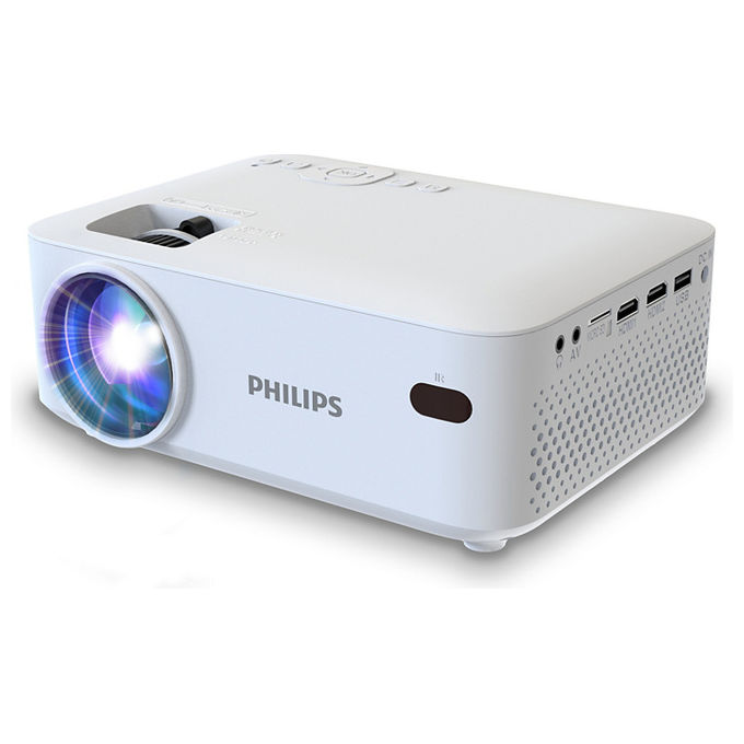Philips NEOPIX100 Proiettore a corto raggio LCD 800x480 LED 3000:1 2 HDMI USB VGA 3.5 mm colore Bianco