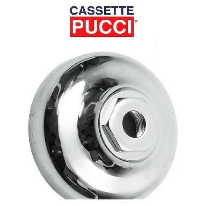 Pucciplast Pucci 9033 Rosone+Boccola Cromati Per Pulsante