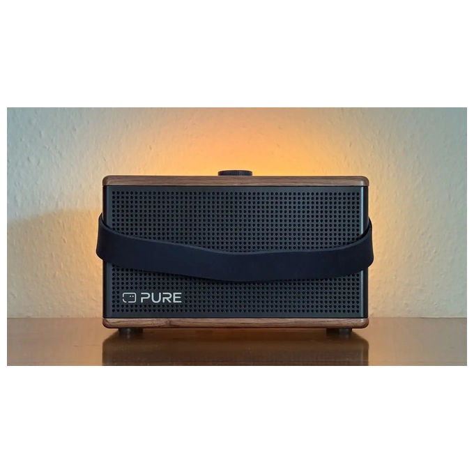 Pure Classic Aura, Altoparlante Bluetooth Portatile Marrone Noce