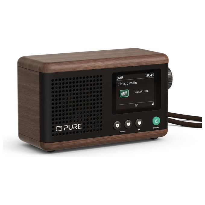 Pure Classic Mini Radio Digitale Portatile DAB+ e FM