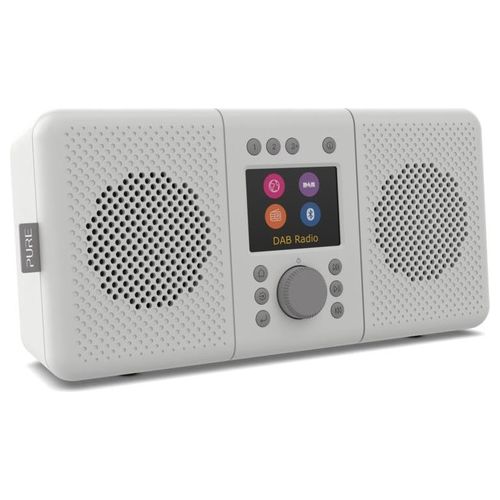 Pure Elan Connect+ Radio Internet Stereo Multifunzione con DAB e Bluetooth 5.0 Grigio Pietra