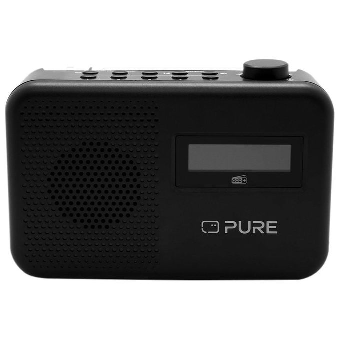 Pure Elan One2 Radio Portatile DAB-FM con Bluetooth 5.1 Nero Carbone