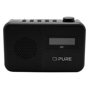 Pure Elan One2 Radio Portatile DAB/FM con Bluetooth 5.1 Nero Carbone
