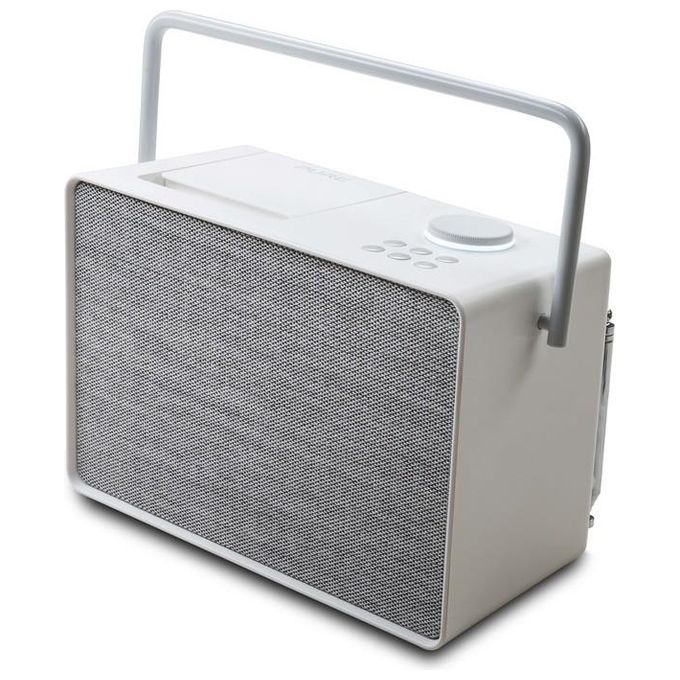 Pure Evoke Play Sistema Musicale Versatile per Interni ed Esterni Bluetooth 40W Cotton White