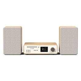 Pure, Micro Stereo, DAB+ FM CD Bluetooth USB AUX, Bianco Quercia