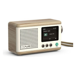 Mini 253799 Radio Digitale Portatile DAB+ FM Bluetooth Display 2,4" Bianco