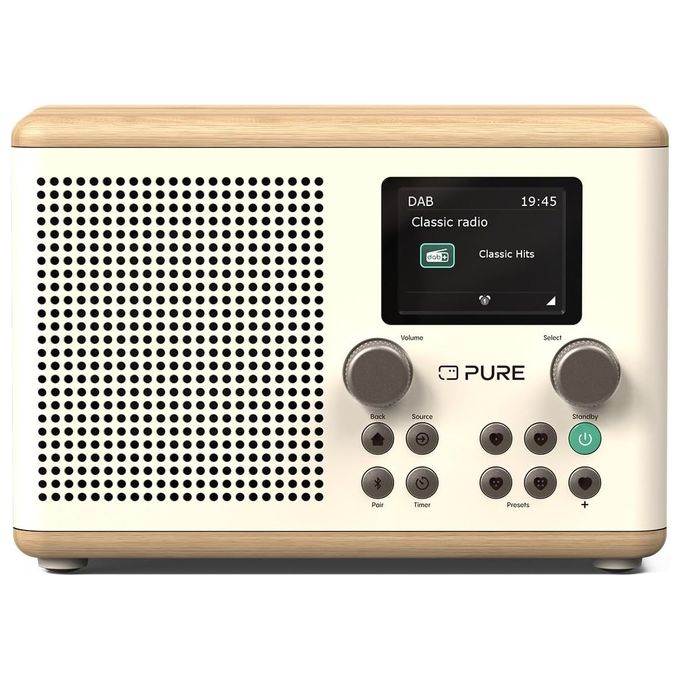 Pure Radio CLASSIC H4 Bianco/Avena