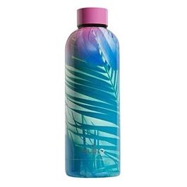 Puro Bottiglia Termica Hot and Cold Texture Blue Palm 500ml