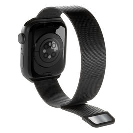 cinturino maglia milanese per Apple Watch 38 40 41mm nero acciaio