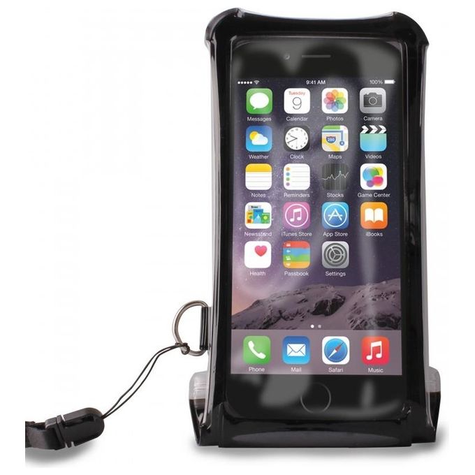 Puro Custodia Universale Impermeabile Slim WaterProof per Smartphone fino a 5.1'', Nera