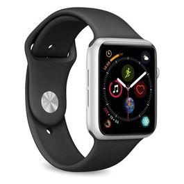Icon Cinturino in Silicone per Apple Watch 42/44/45/49mm Nero