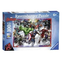 Puzzle 100 Avengers Giocattolo per Bambini Con Scene Dinamiche dei Supereroi Marvel