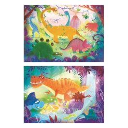 Puzzle 2 X 20 Pz - Dinosauri
