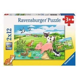 Puzzle 2X12 Cuccioli Campagna
