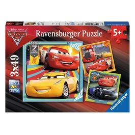 puzzle 3x49 cars 3 per ore di intrattenimento creativo e divertente per bambini e fan del celebre film