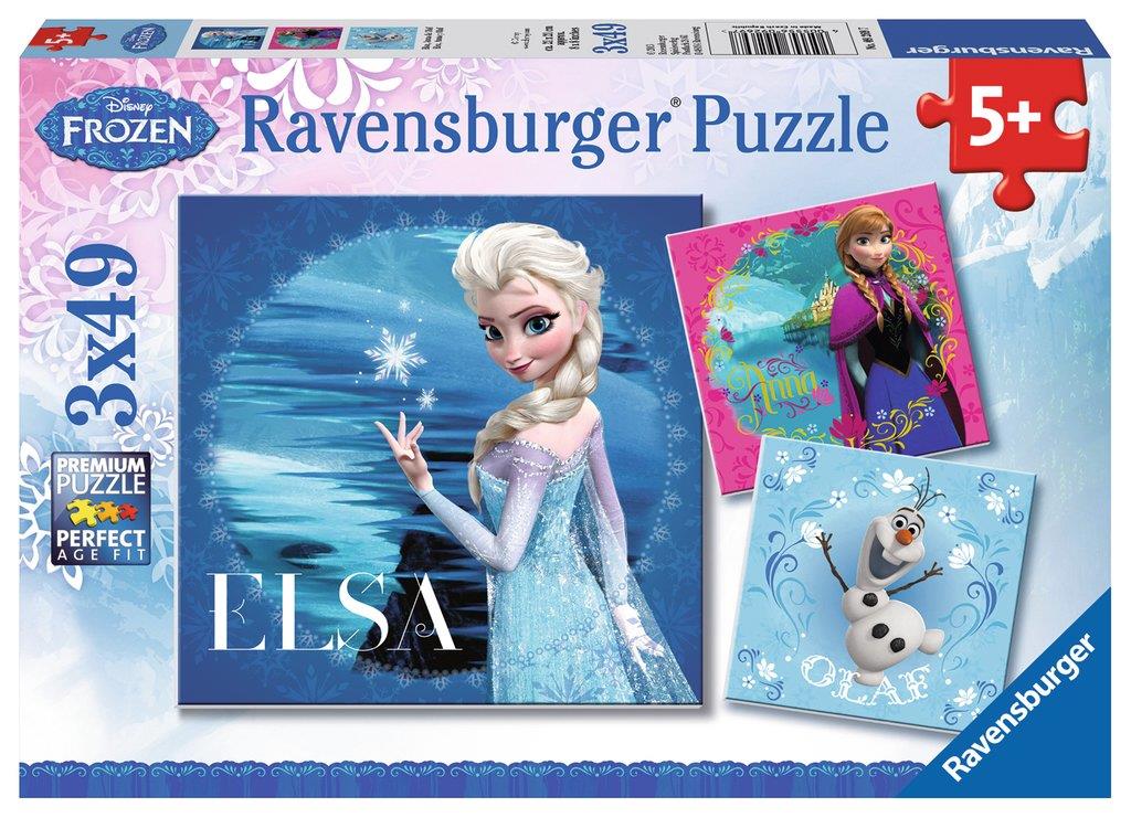 Puzzle 3X49 Frozen Elsa