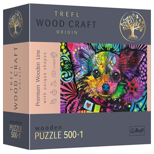 Puzzle Da 501 Pezzi Woodcraft - Cucciolo Colorato