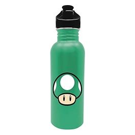 Borraccia Metallica Super Mario Fungo Verde